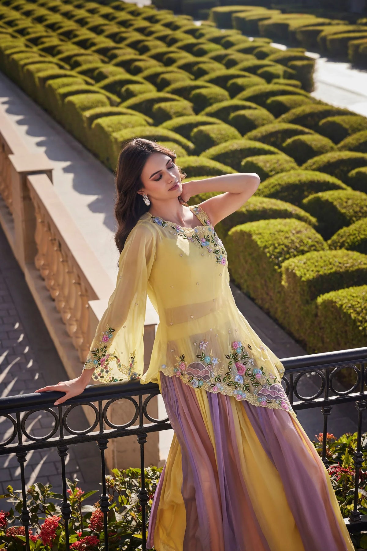 Palette of Rang-Skirt Set