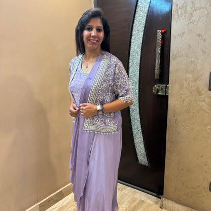 Lavender Luxe Drape Set