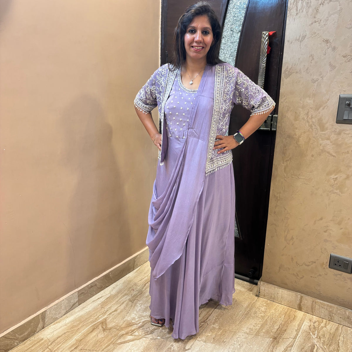 Lavender Luxe Drape Set