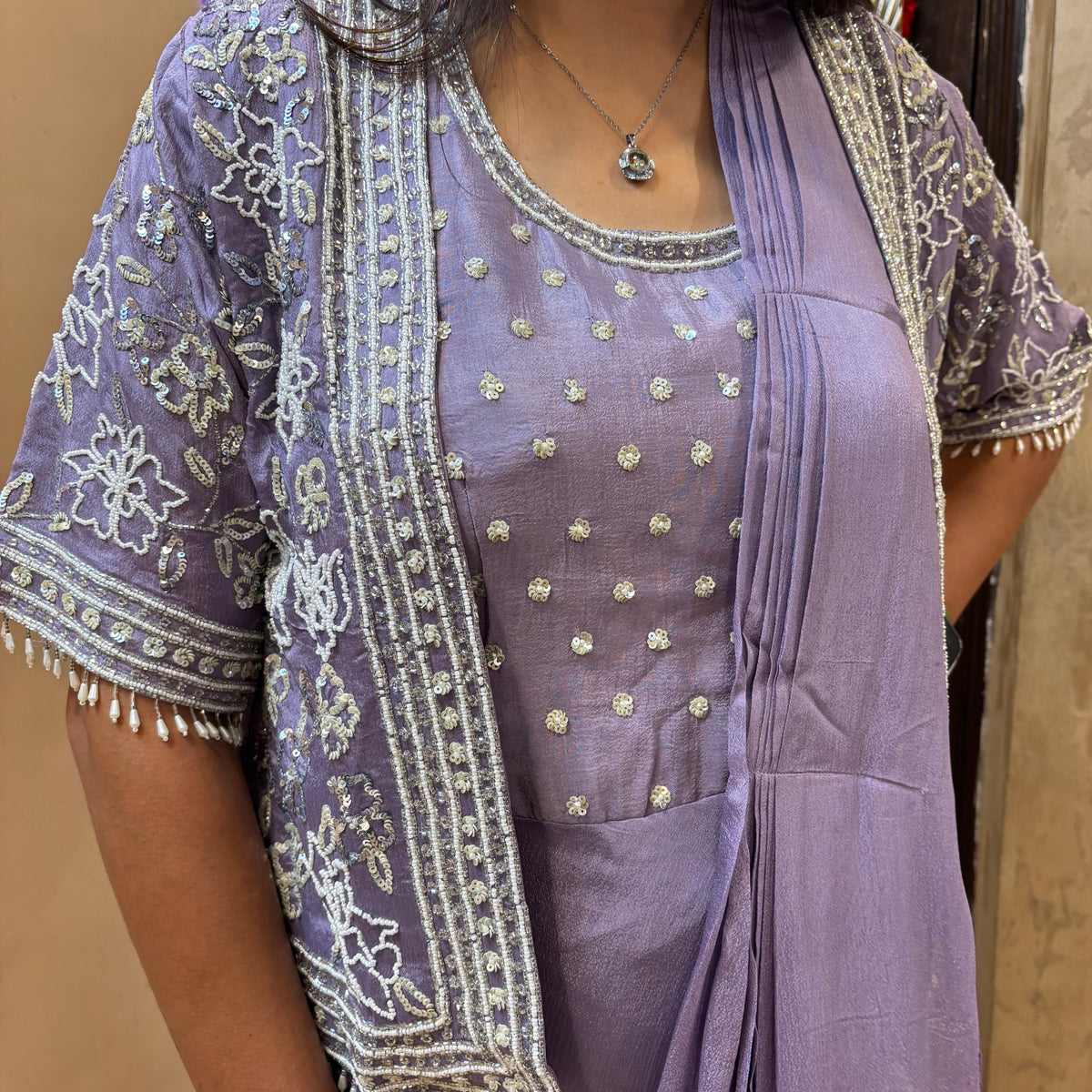 Lavender Luxe Drape Set