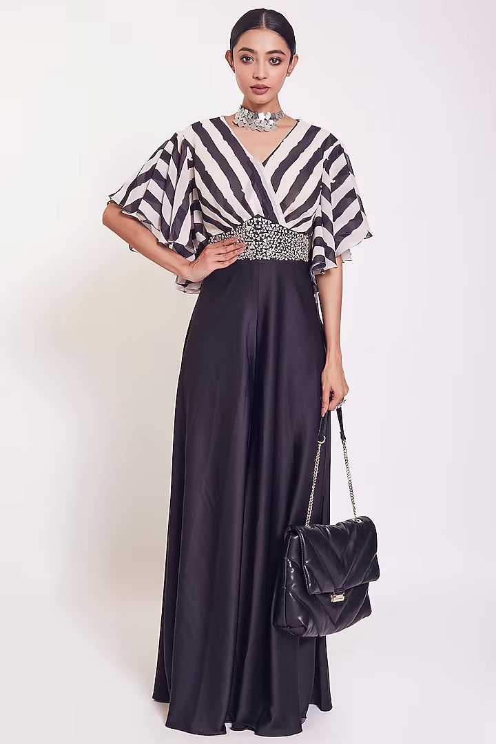 Black Embellished Jumpsuit